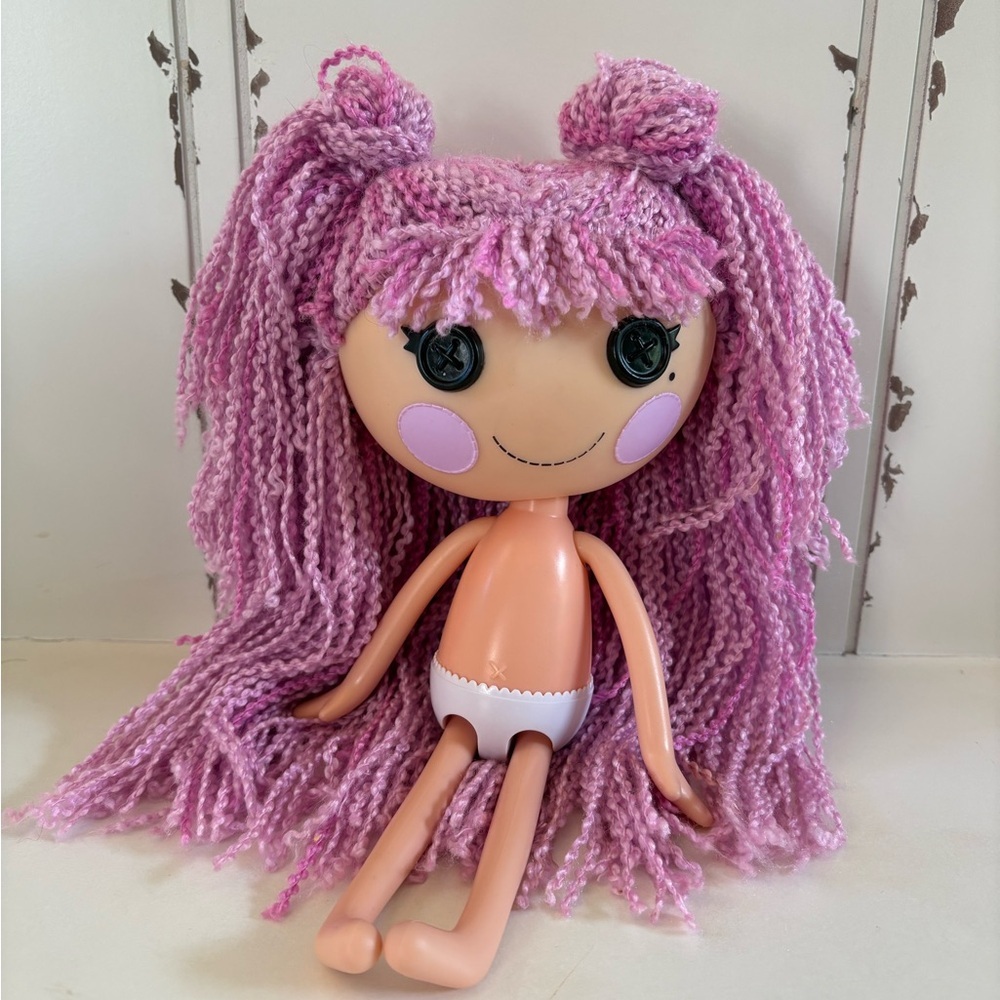 Lalaloopsy Jewel Sparkles Pink Loopy Yarn Hair 13” Full Size Doll 2013